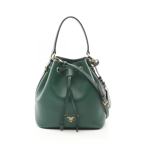 Prada Handbags - PRADA SAFFIANO CUIR Handbag leather green
